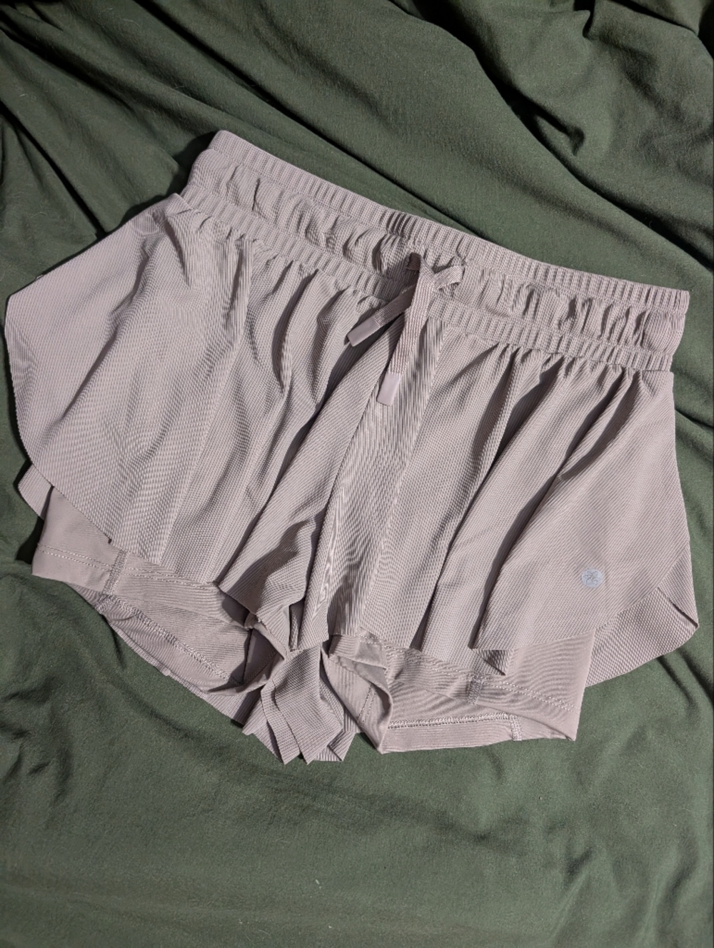 Harmony & Balance 2-in-1 Flowy Running Shorts-Light Mauve